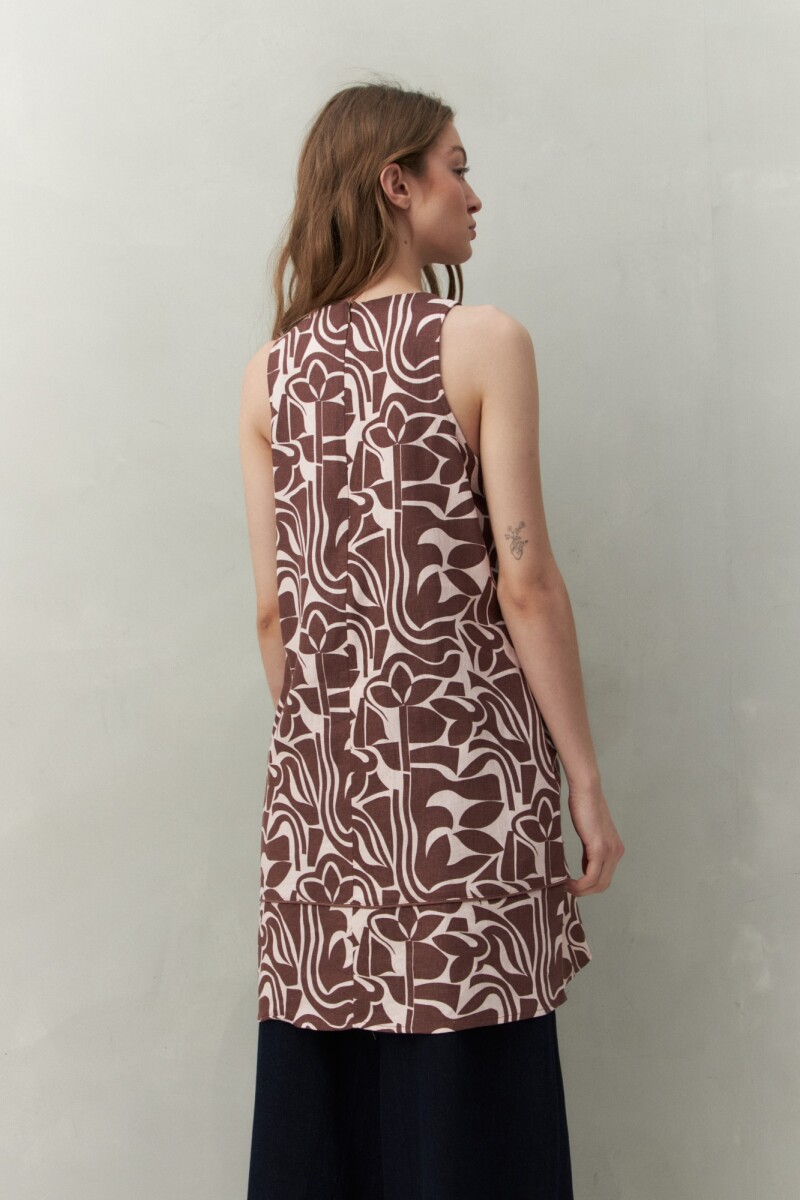 VESTIDO MARLON PRINT Rosa Bebé