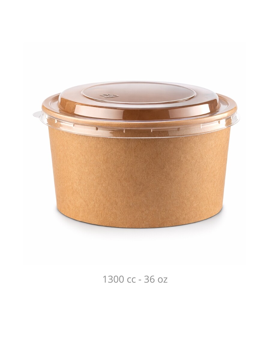 BOWL KRAFT - 100% RECICLABLE natural