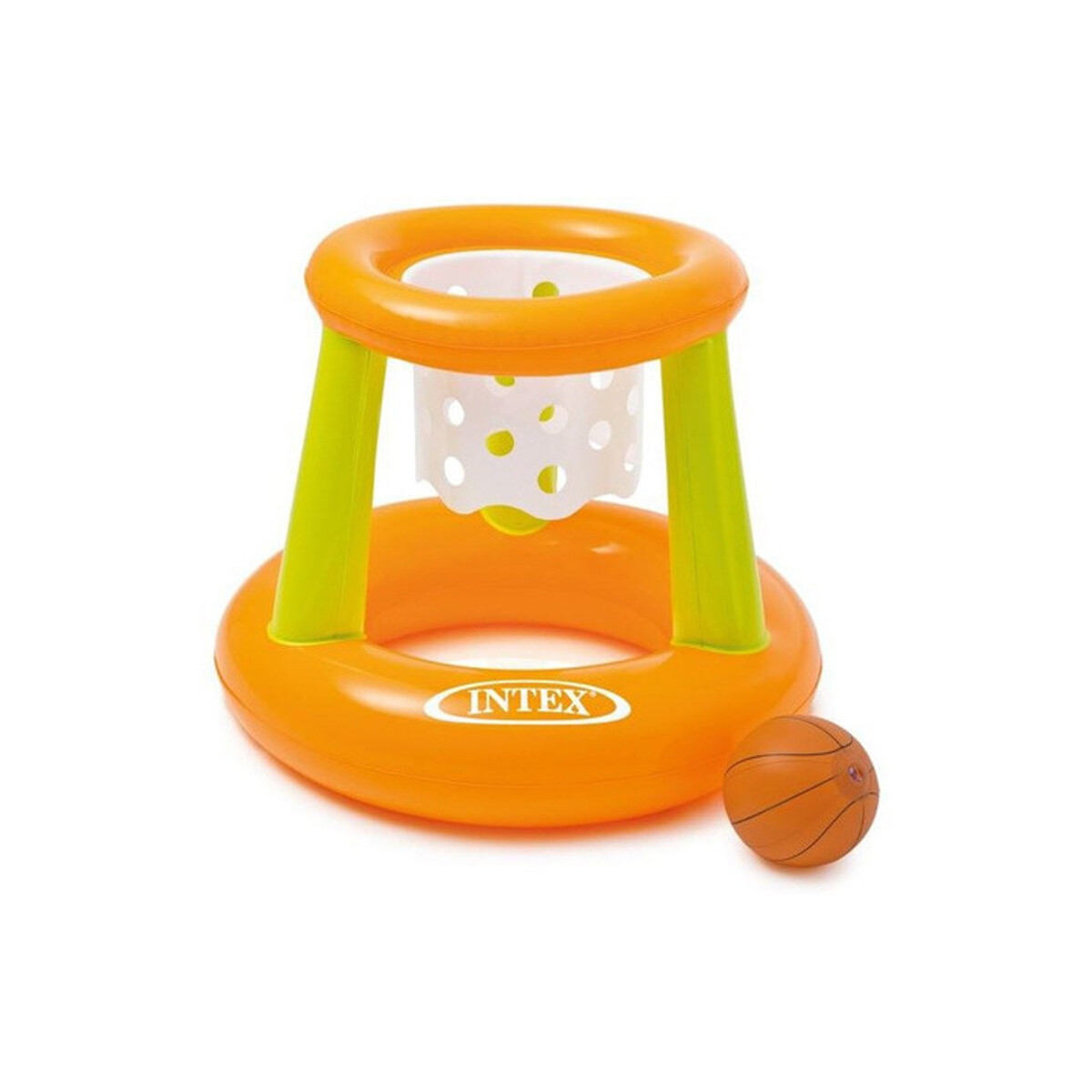 Isla Inflable Intex Aro Basket - Naranja/Verde 