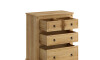 Comoda 4 cajones - Linea mexicana Natural
