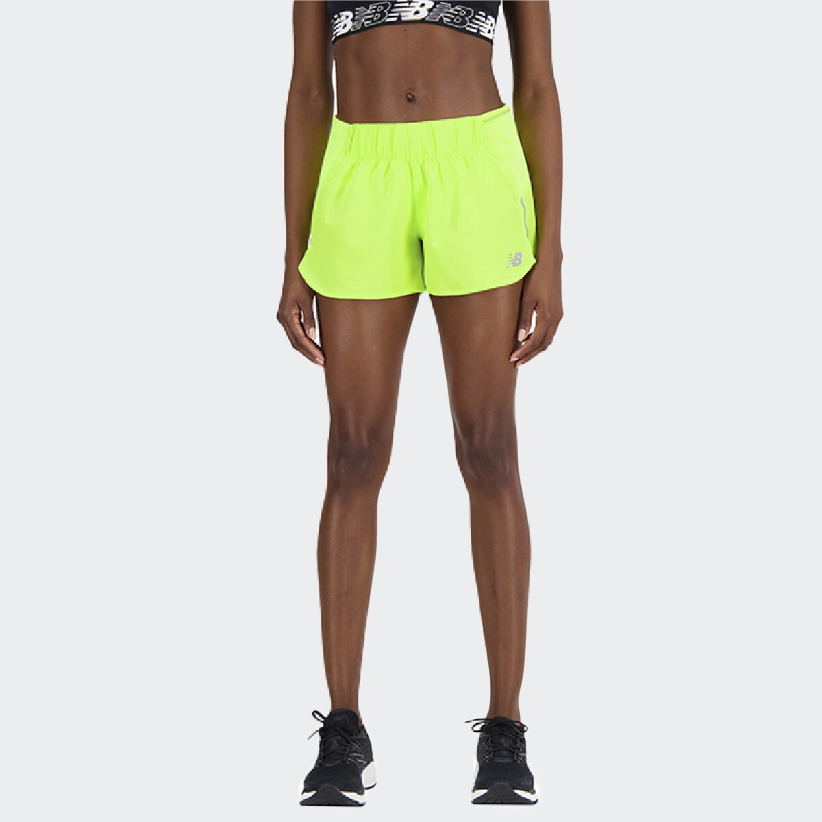 Short New Balance Impact Run 3in - Verde 