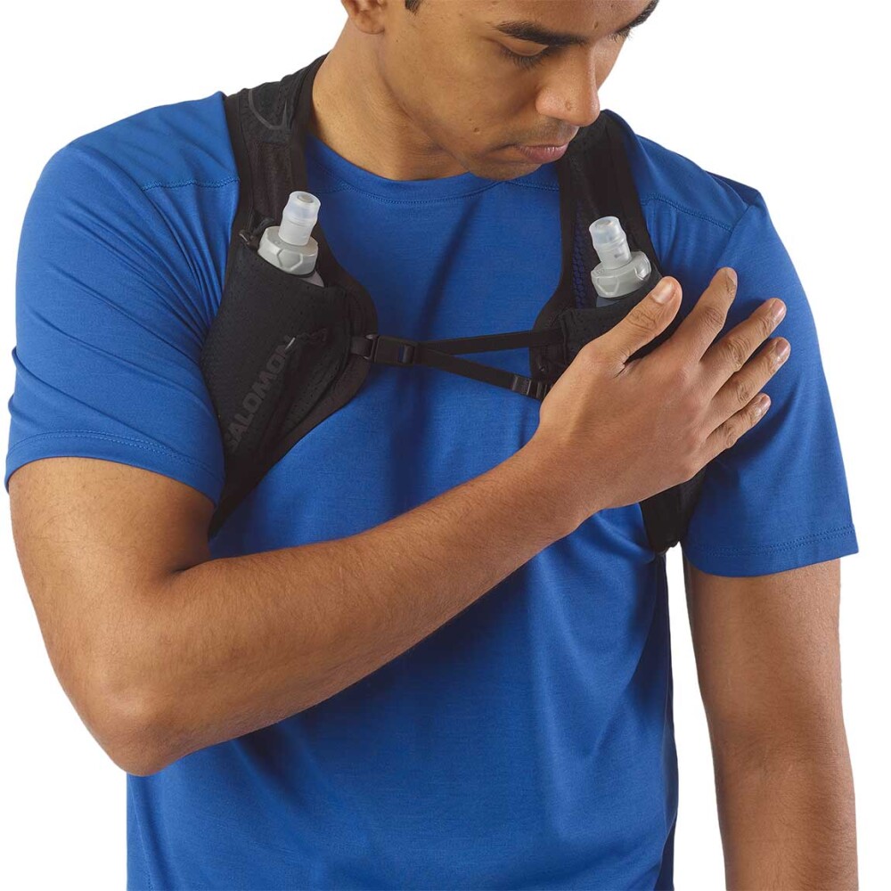 Salomon Chaleco de Hidratación Pulse 2 SET Unisex - Negro Negro