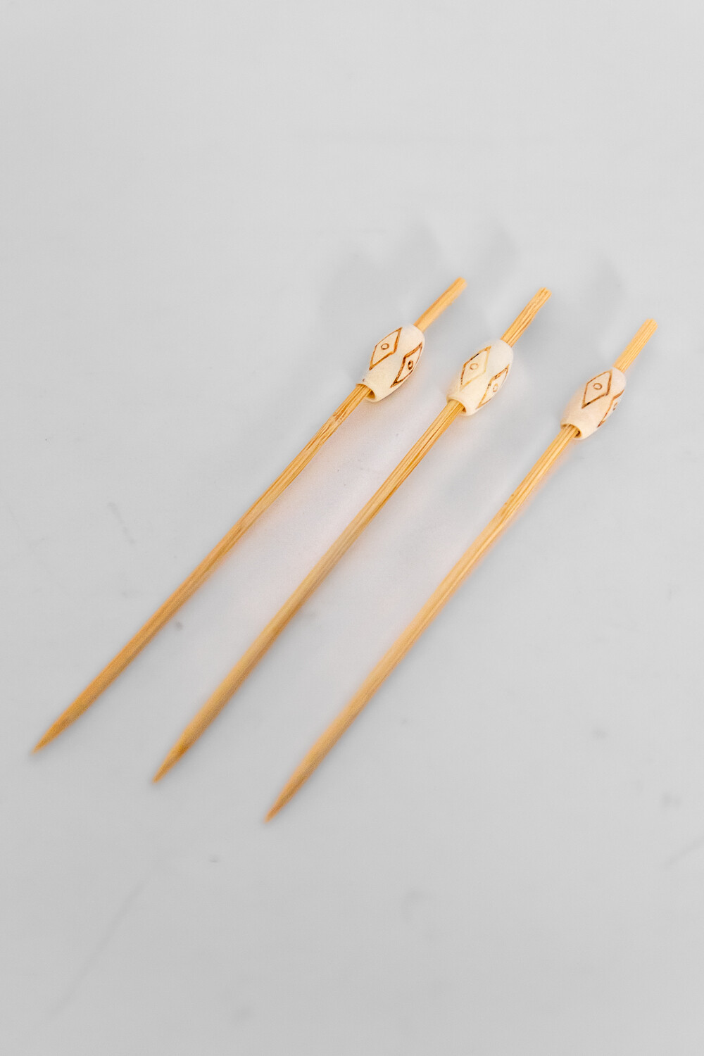 Bandejas, Tablas Y Copetineros Pincho Para Picada Set 25un. 8 Color Unico
