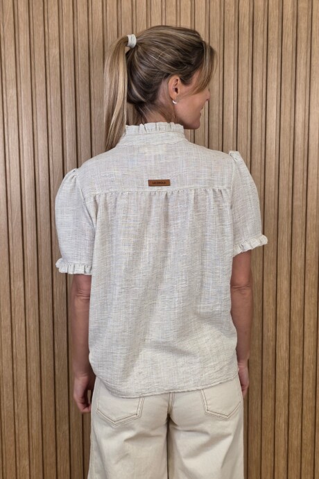 Camisa Magui Beige Melange