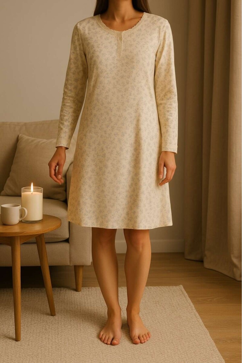 61-1574 camison m/l kayser - Marfil 