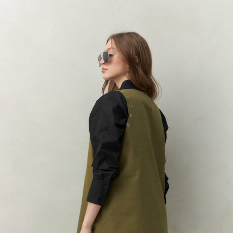 VESTIDO KUTA Verde Cazador