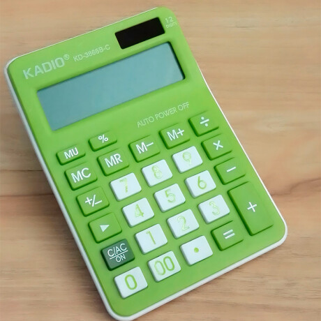 Calculadora De Escritorio Verde