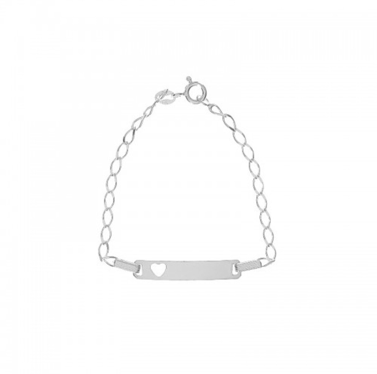 Pulsera de identidad de plata 925 de niña. 