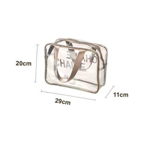 Neceser transparente con asas Neceser Transparente Con Asas