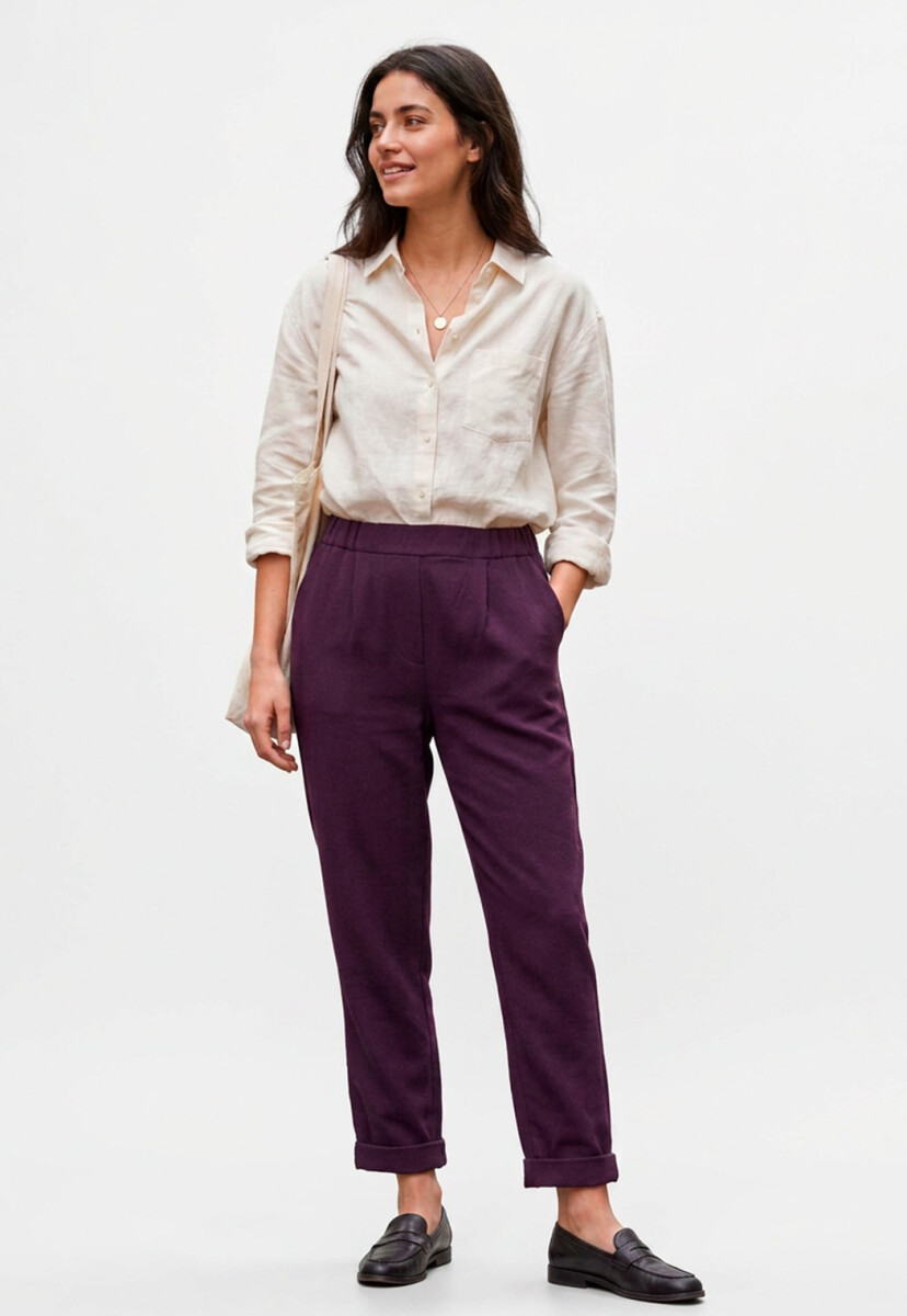 PANTALÓN TIPO PALAZZO - VIOLETA 