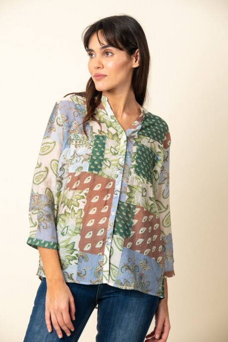 Camisa estampada Dama Camisa estampada Dama