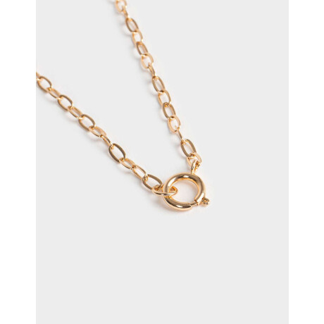 Set De Cadena Y Charms Dorado