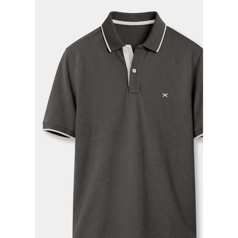CAMISA POLO MM MASC MARROM