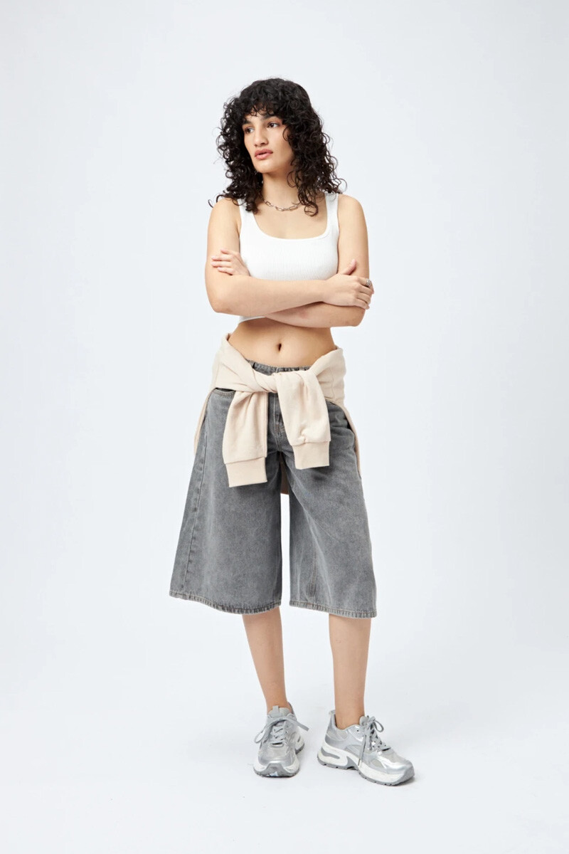 Top Unno Piece of Cake Elastizado S/M Crudo