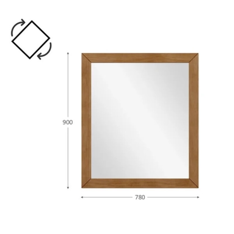 Espejo 0.80 X 0.90 Prata 2816 Fn Freijo Espejo 0.80 X 0.90 Prata 2816 Fn Freijo