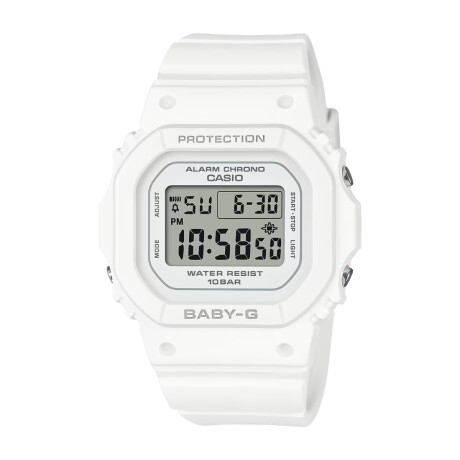 Reloj CASIO BABY-G BGD565U-7DR Resina Blanco Esfera 38mm 0