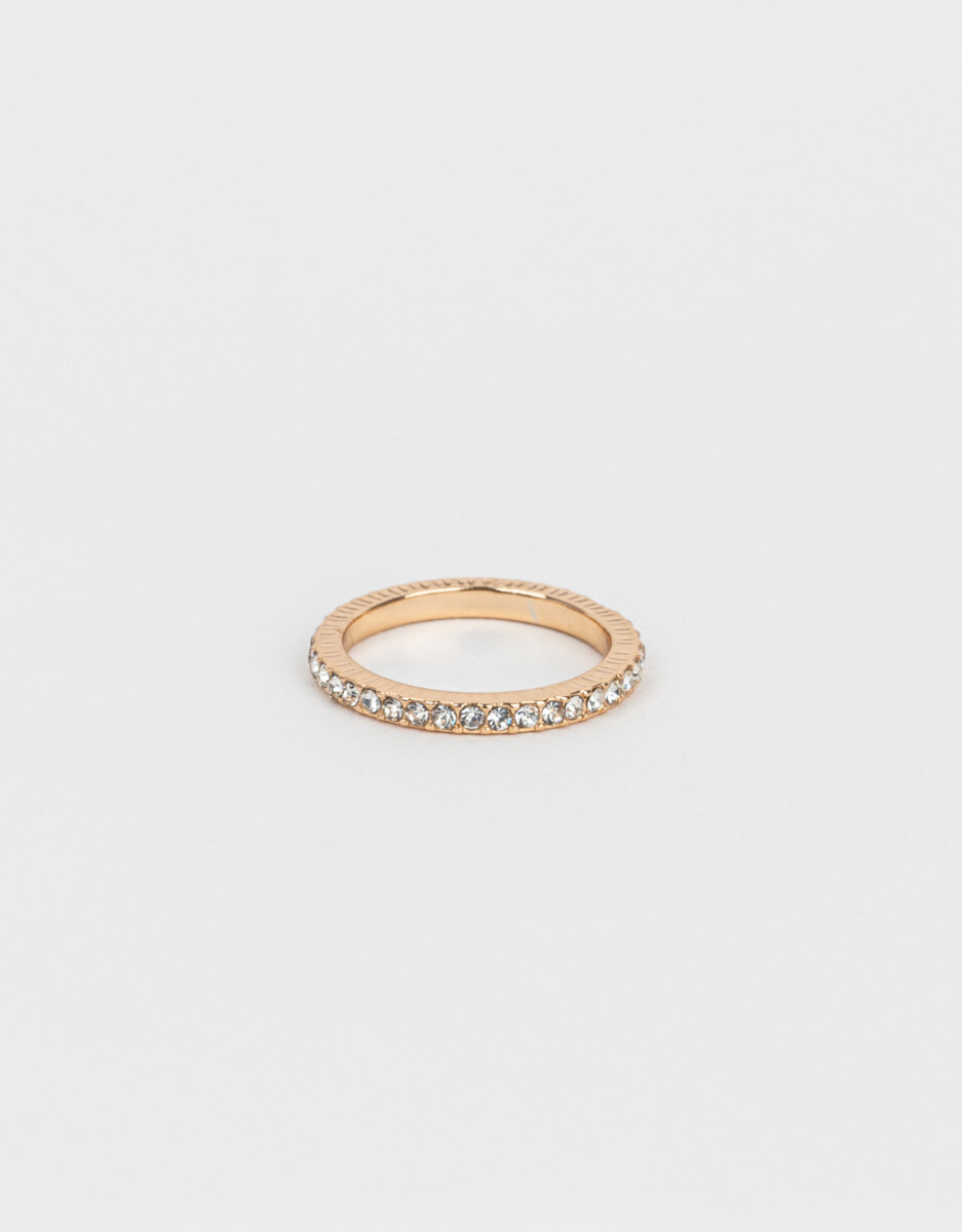Anillo Con Strass 