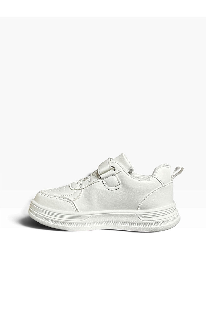 Champion deportivo niños con velcro Alestan 7202 Blanco