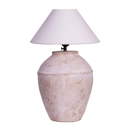 LÁMPARA DE MESA VASE I CERAMICA NATURAL-BEIGE BEIGE