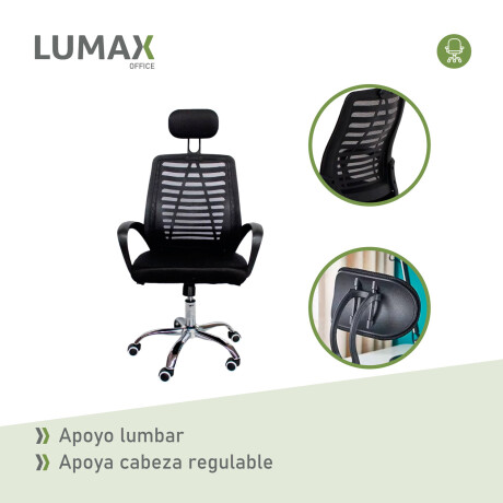 Silla Ejecutiva ergonómico Lumax Mesh Barcelona Negro