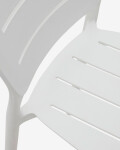 Taburete de exterior Morella blanco altura 65 cm