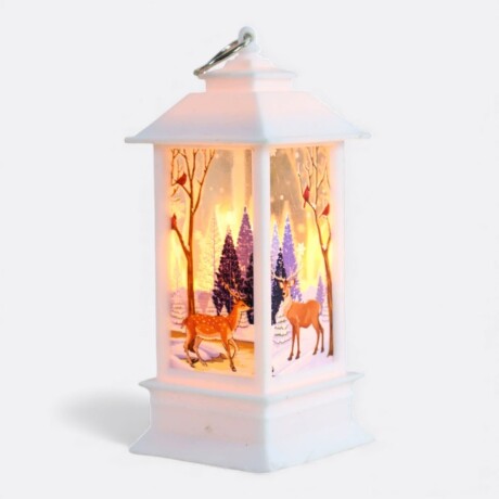 Farol Navideño Chico Blanco