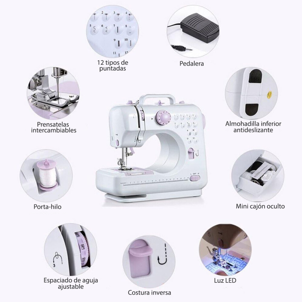 Maquina De Coser Portatil De 12 Puntadas Maquina De Coser Portatil De 12 Puntadas