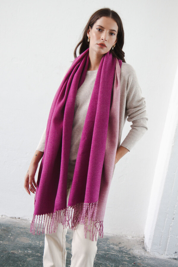 PASHMINA REVERSIBLE FUCSIA