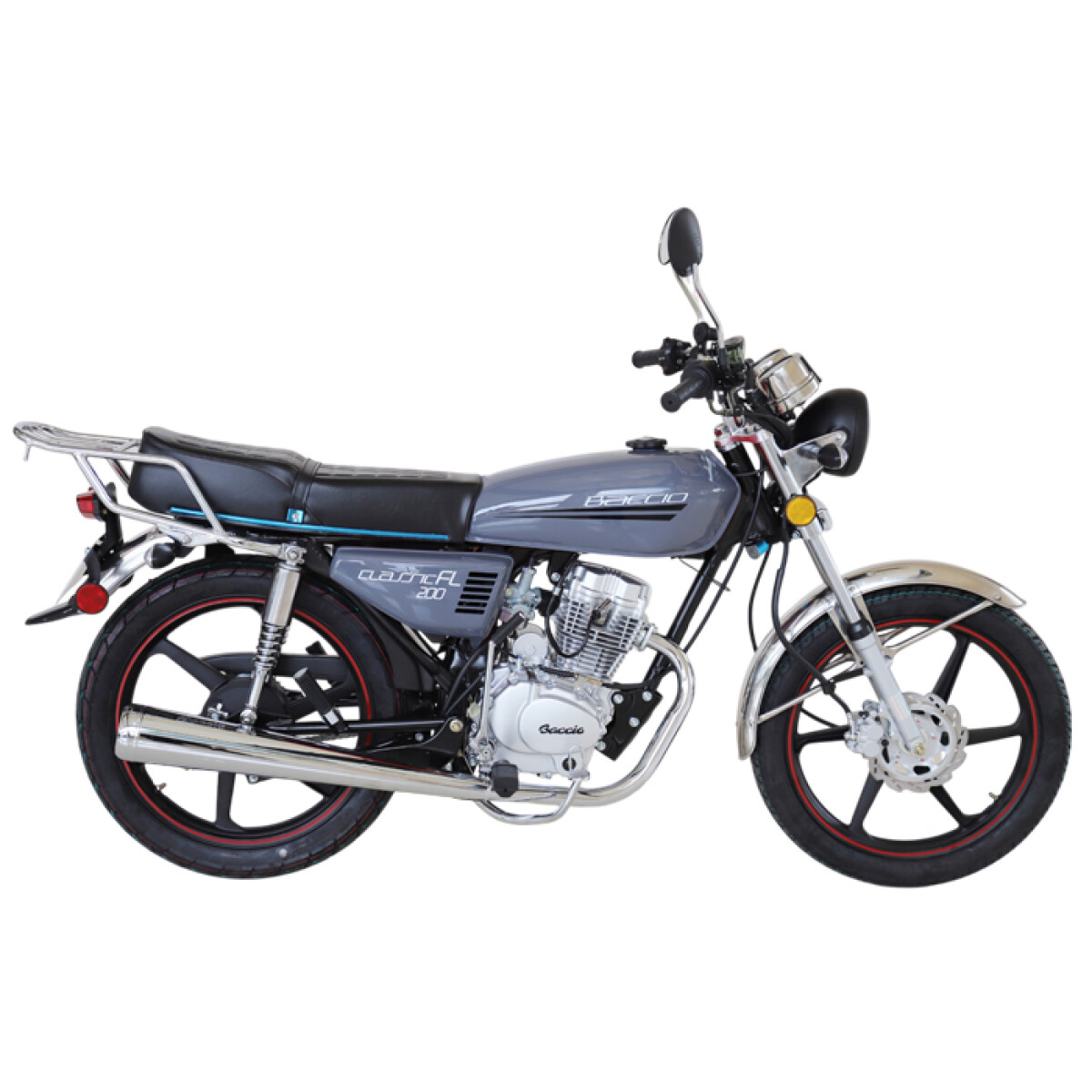 MOTO BACCIO CLASSIC FL 200 - GX GRIS 