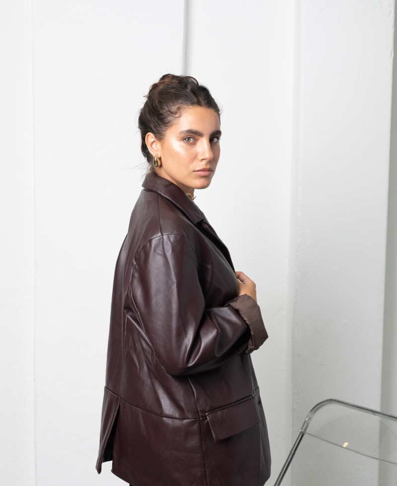 Blazer Florencia bordó