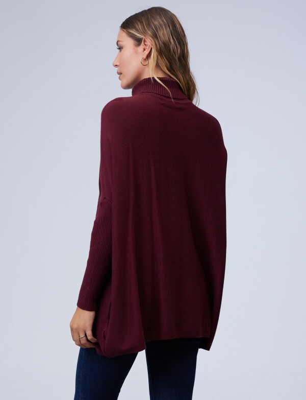 Polera Oversize BORDEAUX