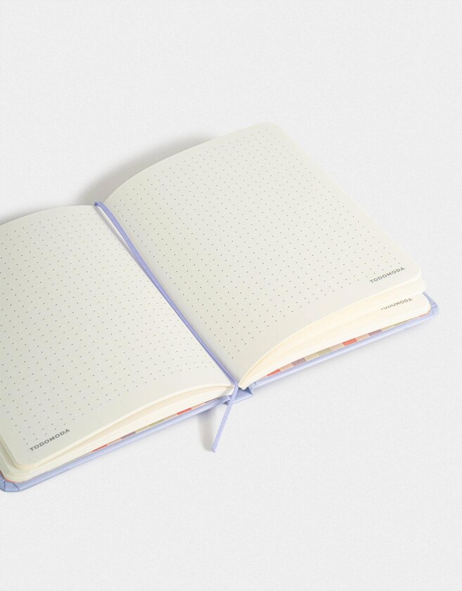 Anotadores Cuadernos y Memos Liso Cuaderno A6 Tapa Dura Con Stamping - Violeta Lila