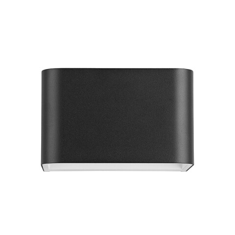 Lámpara de pared LED 6W aluminio negro SANIA4 EG1179