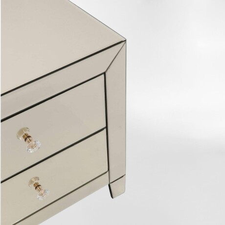 MESA DE NOCHE LUXURY PEARL Plateado - Small