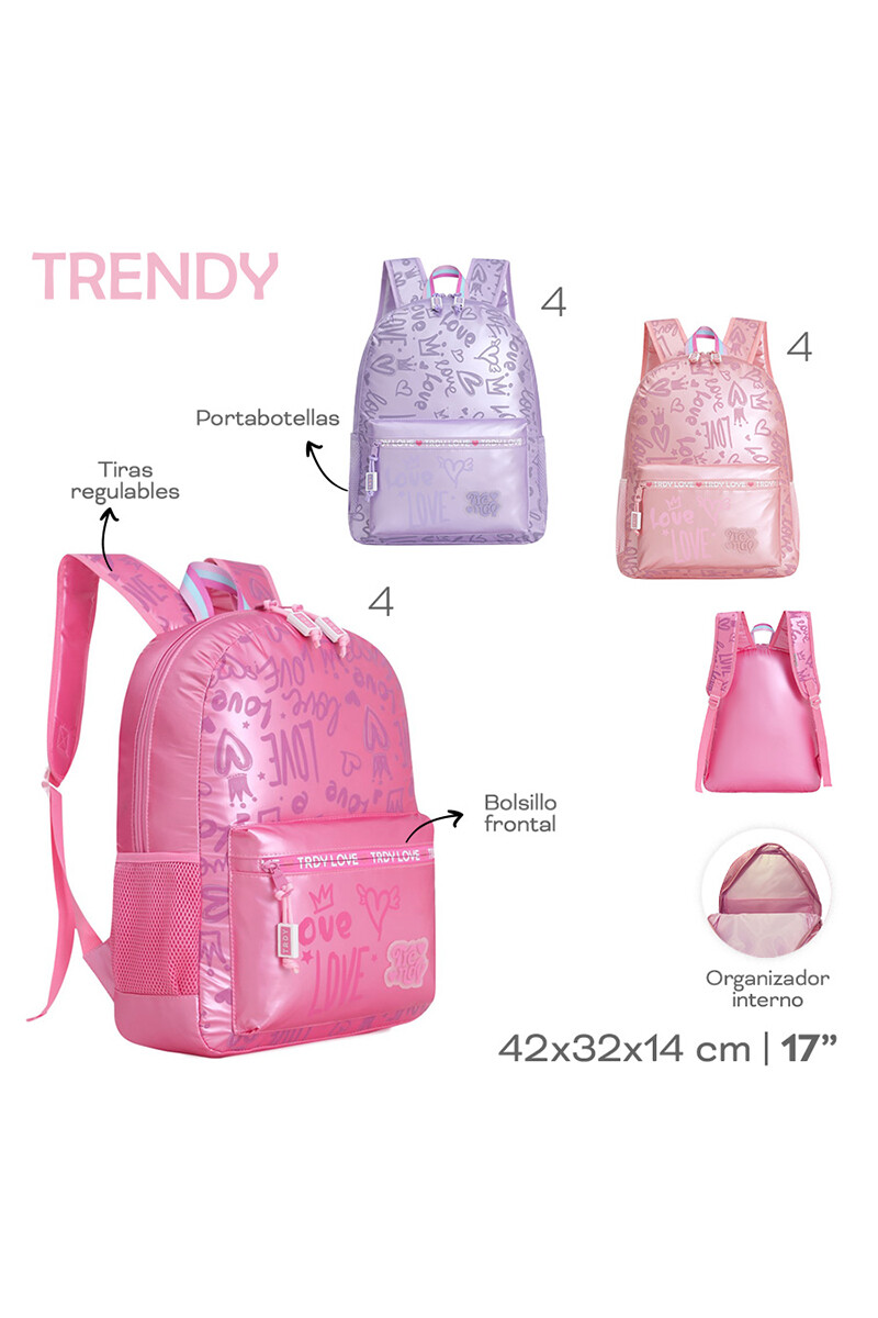 Mochila Trendy Rosado