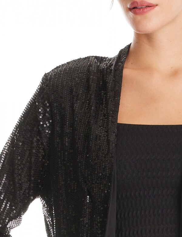 Chaqueta Lentejuelas NEGRO