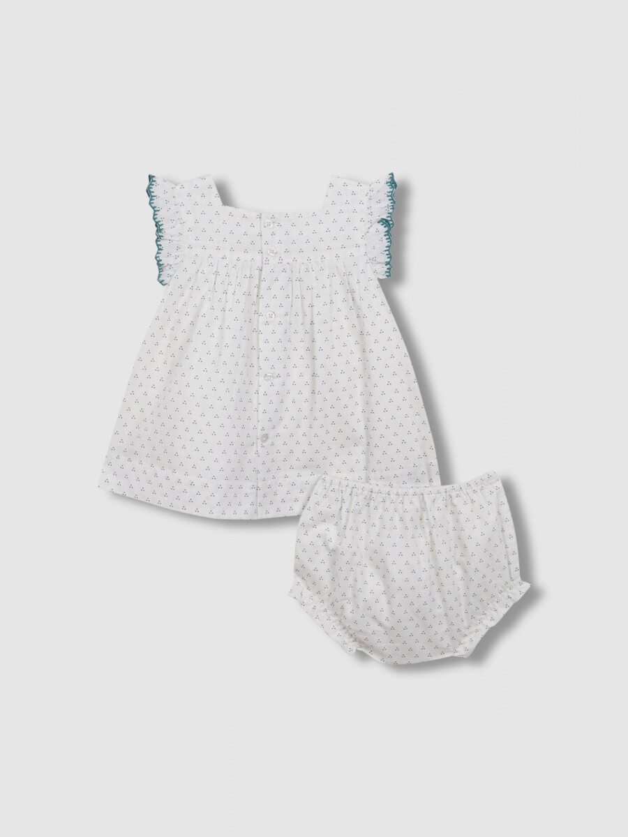Conjunto Con Capota Blanco