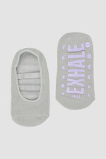 Medias plantina de pilates con antideslizante Iris lila