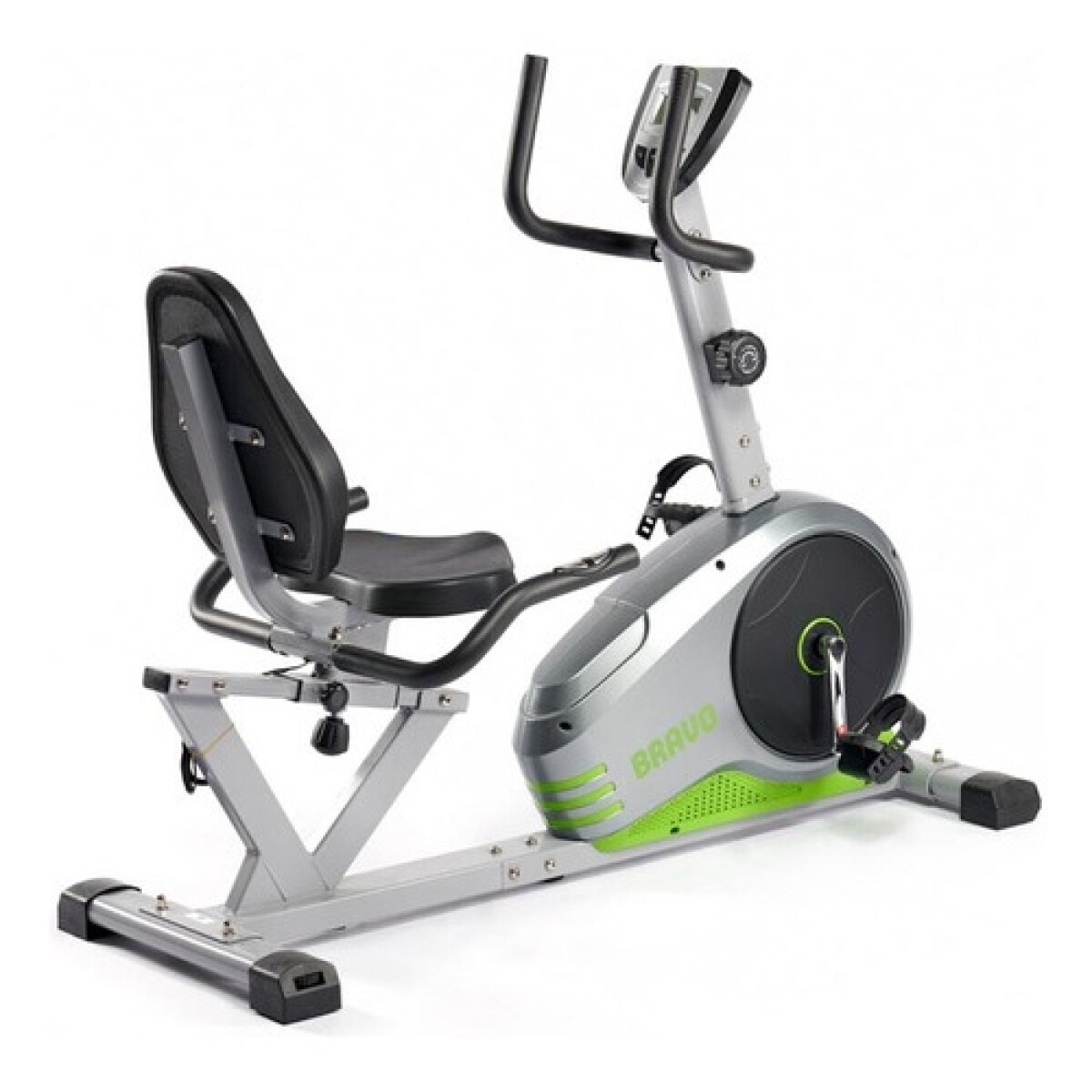 Bicicleta ergométrica Bravo horizontal con freno magnético 