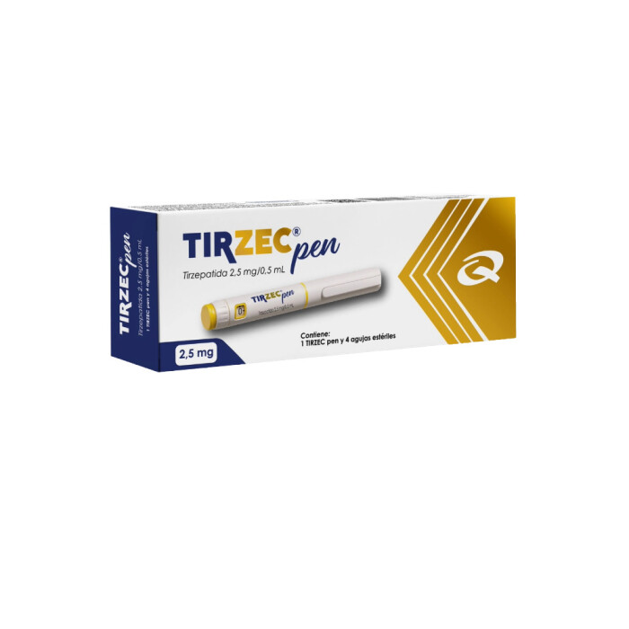 TIRZEC 2, 5 MG PEN 2 ML + 4 AGUJAS única