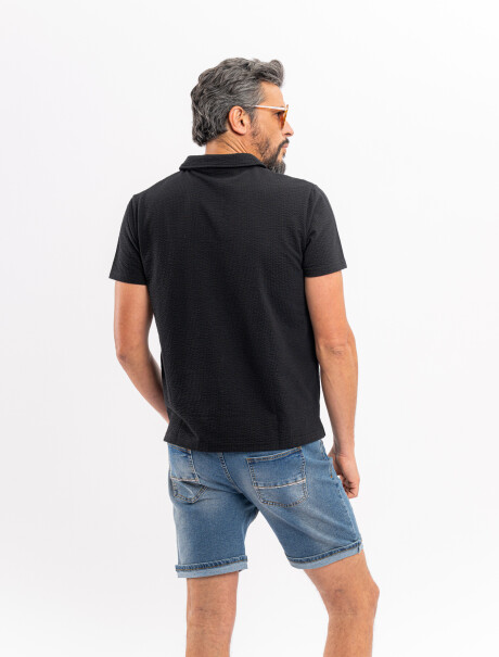 Remera cloque negro