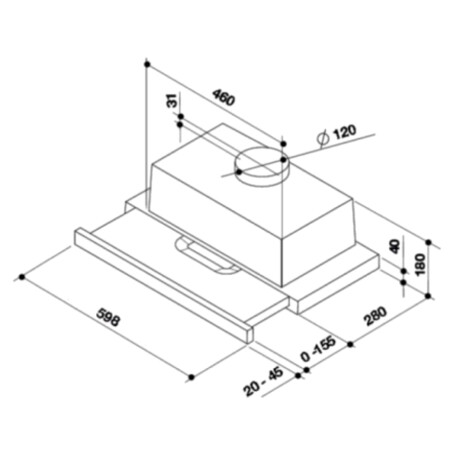 Campana extractora BEKO HNT 61310 X Campana extractora BEKO HNT 61310 X