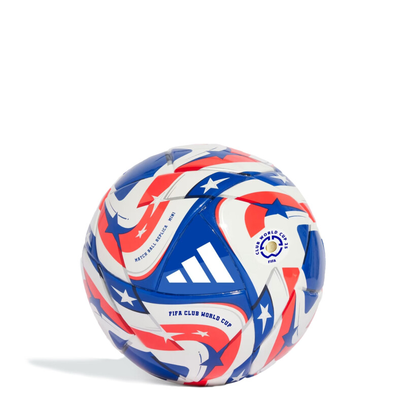 Mini Adidas Mini Pelota Mundial de Clubes FIFA 25 Blanco - Azul - Rojo