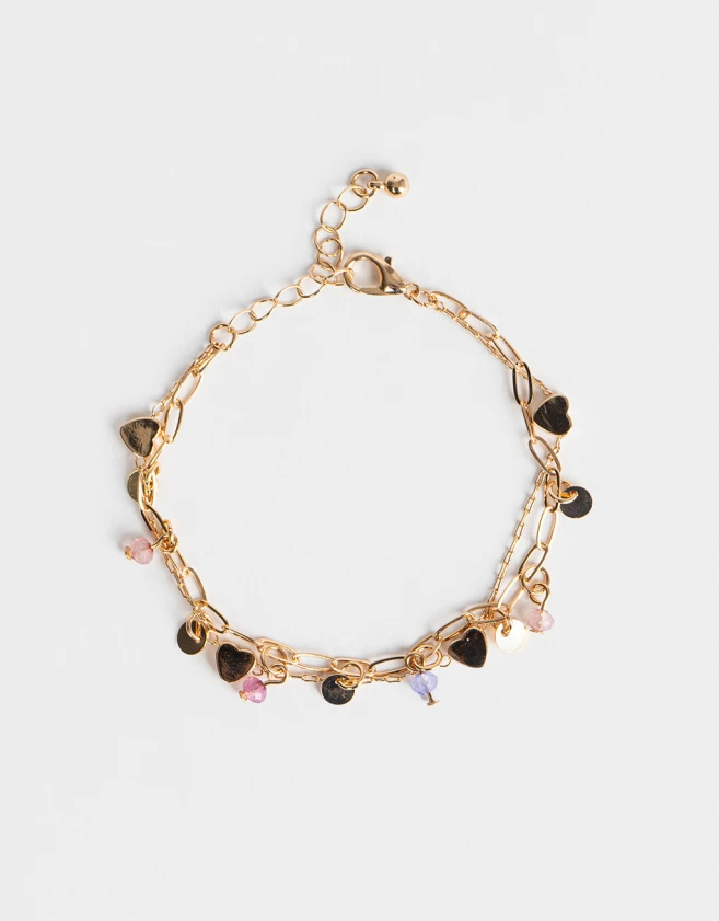 Pulseras Flexibles De metal Sets De Pulseras Beach - Dorado