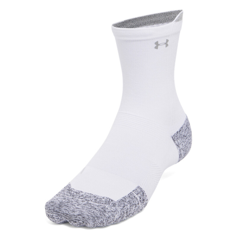 UA Velociti Run Cush 3p Crew-WHT WHT-101