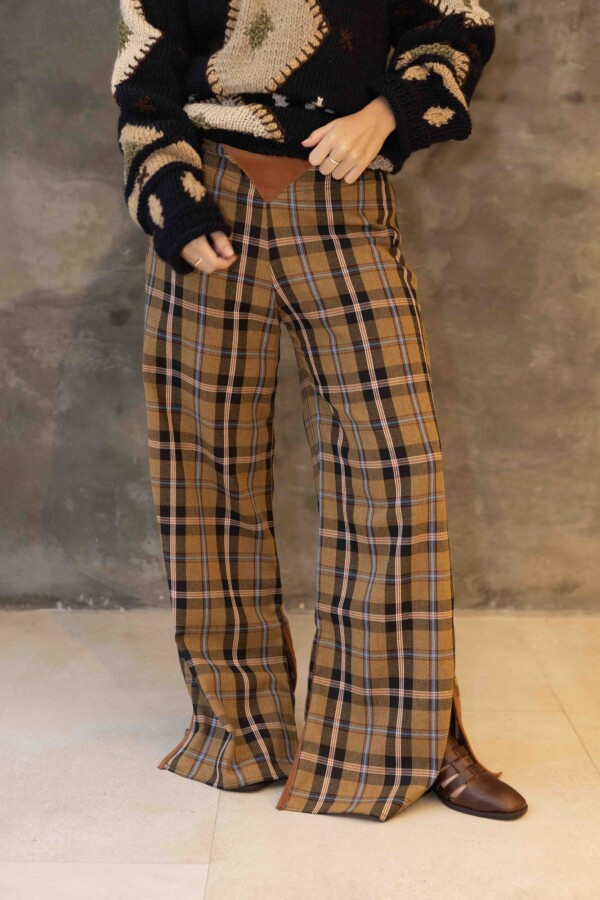 Crazy Pants Vol2 Cuadrillé Mostaza
