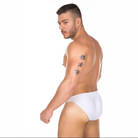 Tanga Hombre Levanta Bumbum Blanco