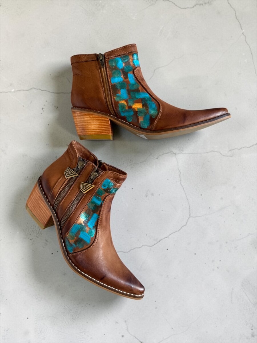 Bota Eva Terra con Arte Turquesa 