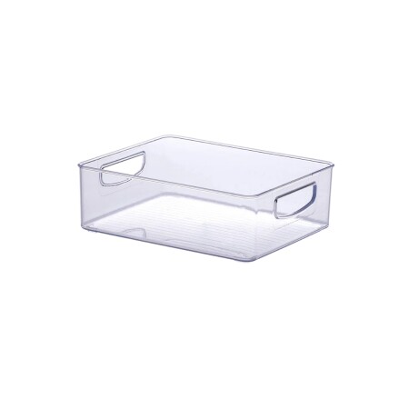 ORGANIZADOR ACRILICO RECTANGULAR 25X20X8CM Sin color