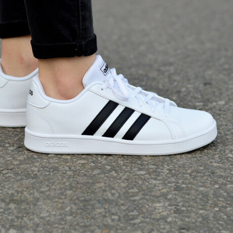 adidas GRAND COURT K White/Black